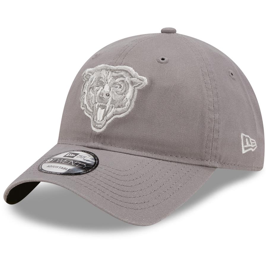 Chicago Bears New Era Core Classic 2.0 9TWENTY Adjustable Hat - Gray