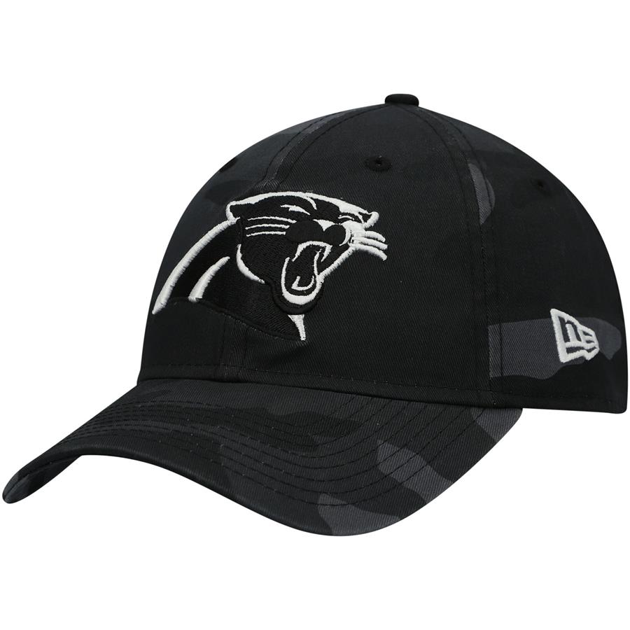 Carolina Panthers New Era Camo Core Classic 2.0 9TWENTY Adjustable Hat - Charcoal