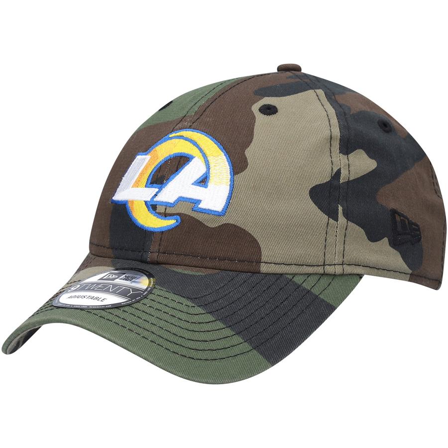 Los Angeles Rams New Era Team Core Classic 2.0 9TWENTY Adjustable Hat - Camo