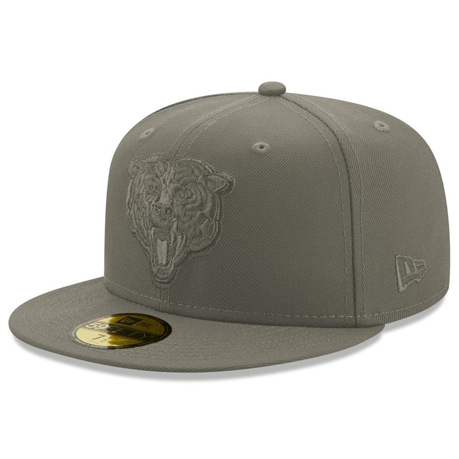 Chicago Bears New Era Color Pack 59FIFTY Fitted Hat - Gray