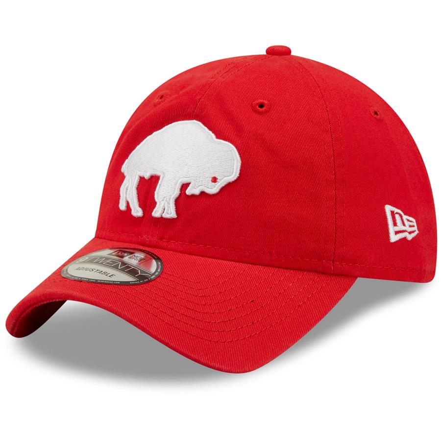 Buffalo Bills New Era Core Classic 2.0 Historic Logo 9TWENTY Adjustable Hat - Red