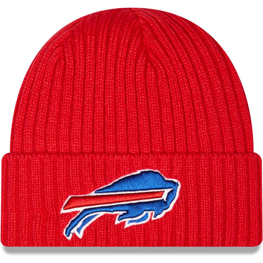 Buffalo Bills New Era Core Classic Cuffed Knit Hat - Red