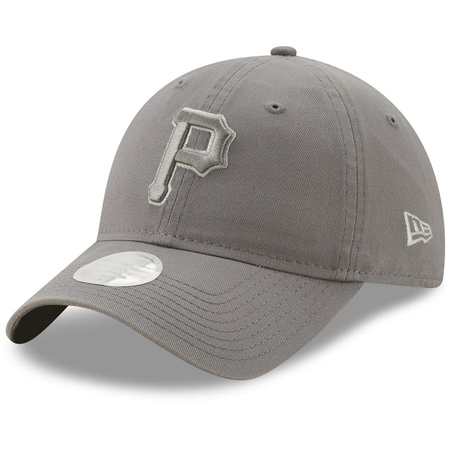 Pittsburgh Pirates New Era Women's Misty Morning Core Classic 9TWENTY Adjustable Hat - Gray