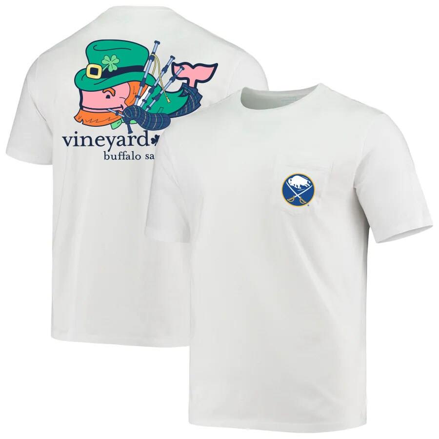 Buffalo Sabres Vineyard Vines St. Patrick's Day T-Shirt - White