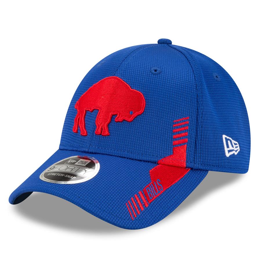 Buffalo Bills New Era 2021 NFL Sideline Home Historic Logo 9FORTY Adjustable Hat - Royal