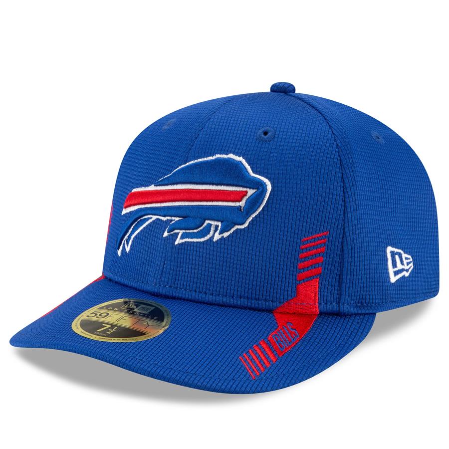 Buffalo Bills New Era 2021 NFL Sideline Home Low Profile 59FIFTY Fitted Hat - Royal