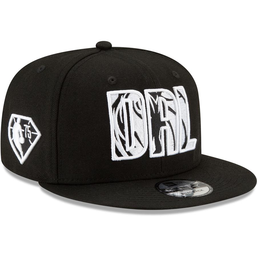 Dallas Mavericks New Era 2021 NBA Draft Alternate 9FIFTY Snapback Hat - Black