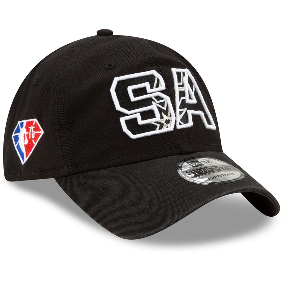 San Antonio Spurs New Era 2021 NBA Draft 9TWENTY Adjustable Hat - Black