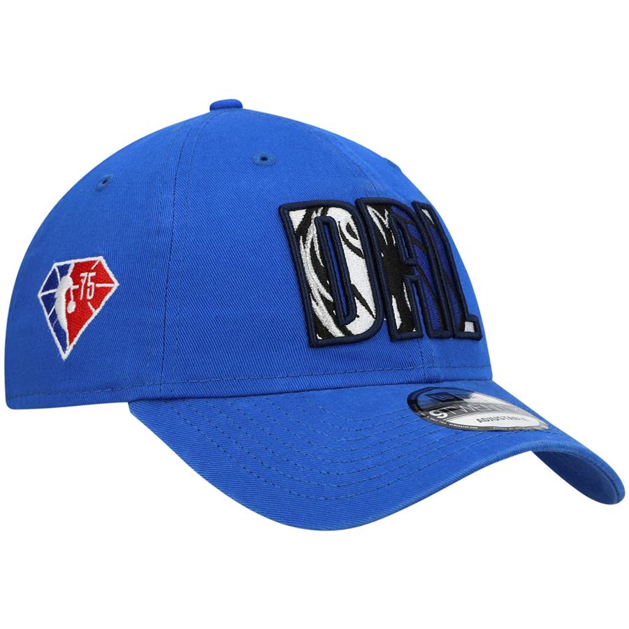 Dallas Mavericks New Era 2021 NBA Draft 9TWENTY Adjustable Hat - Blue