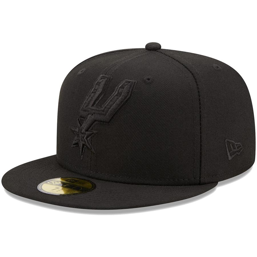 San Antonio Spurs New Era Team Color Pack 59FIFTY Fitted Hat - Black