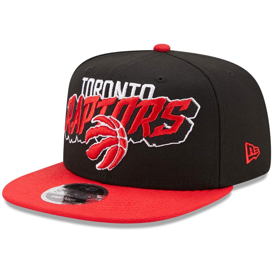 Toronto Raptors New Era Bold 9FIFTY Snapback Hat - Black