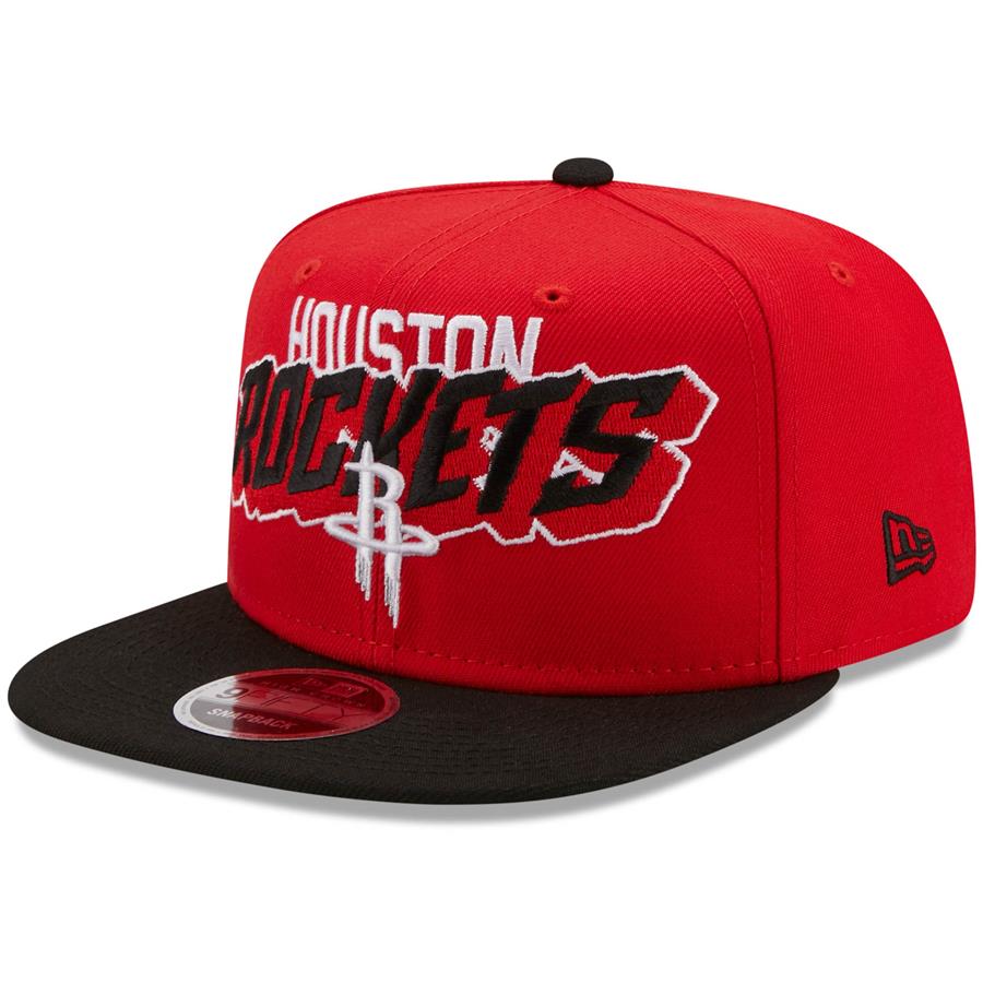 Houston Rockets New Era Bold 9FIFTY Snapback Hat - Red