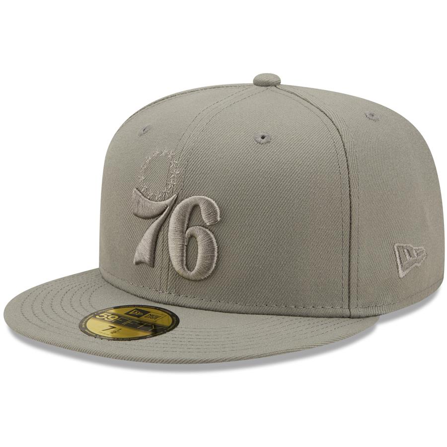 Philadelphia 76ers New Era Team Color Pack 59FIFTY Fitted Hat - Gray