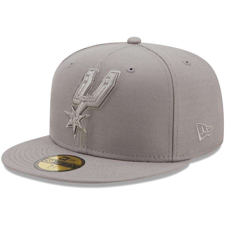 San Antonio Spurs New Era Team Color Pack 59FIFTY Fitted Hat - Gray