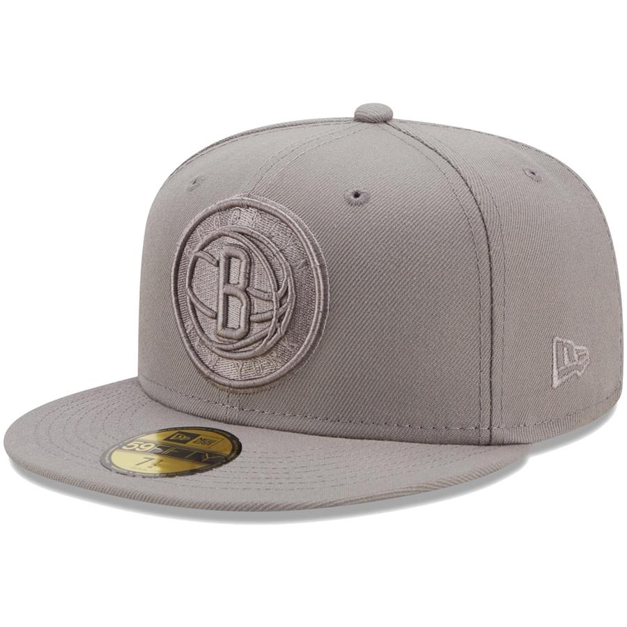 Brooklyn Nets New Era Team Color Pack 59FIFTY Fitted Hat - Gray