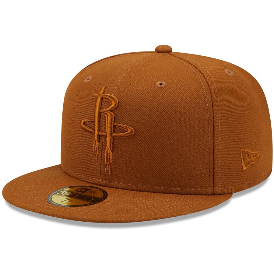 Houston Rockets New Era Color Pack 59FIFTY Fitted Hat - Brown