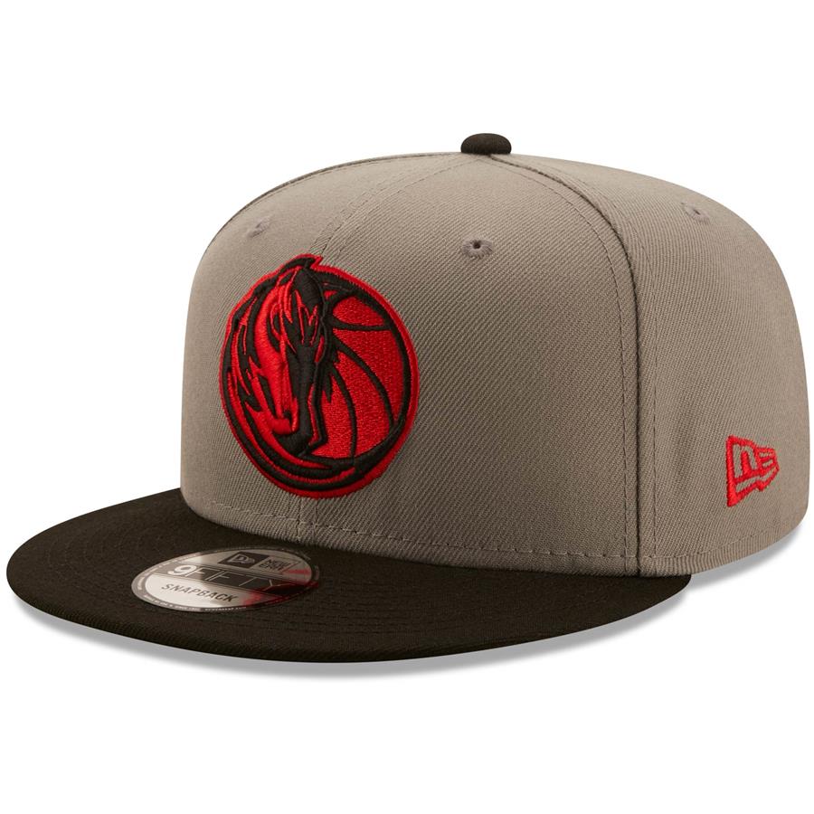 Dallas Mavericks New Era Misty Morning 9FIFTY Snapback Hat - Gray