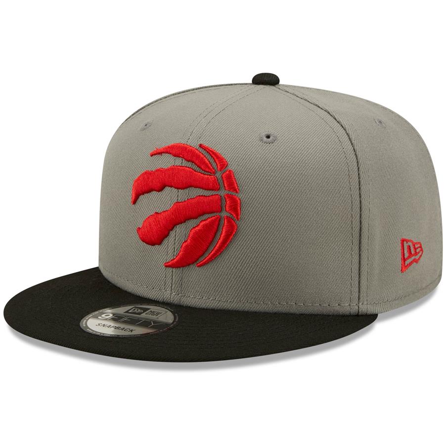 Toronto Raptors New Era Misty Morning 9FIFTY Snapback Hat - Gray