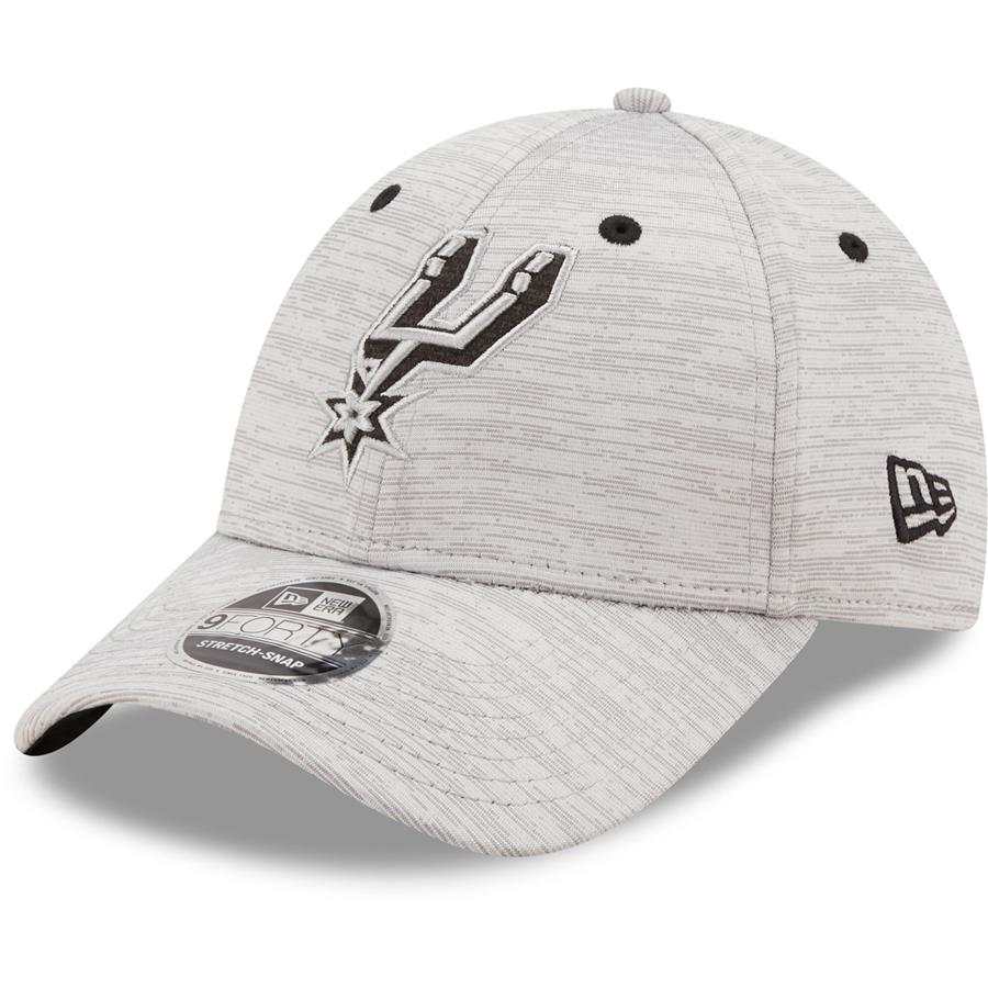 San Antonio Spurs New Era Outline 9FORTY Snapback Hat - Gray