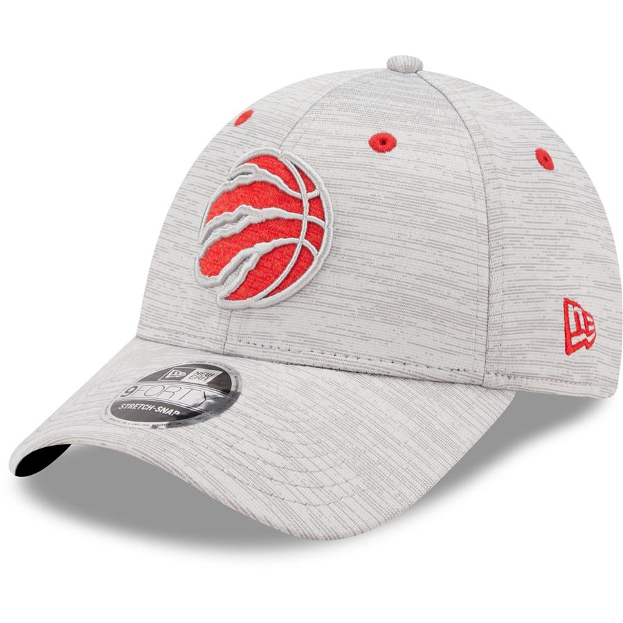 Toronto Raptors New Era Outline 9FORTY Snapback Hat - Gray