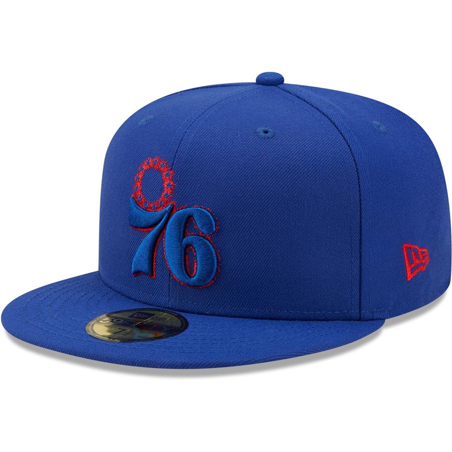 Philadelphia 76ers New Era Scored 59FIFTY Fitted Hat - Royal