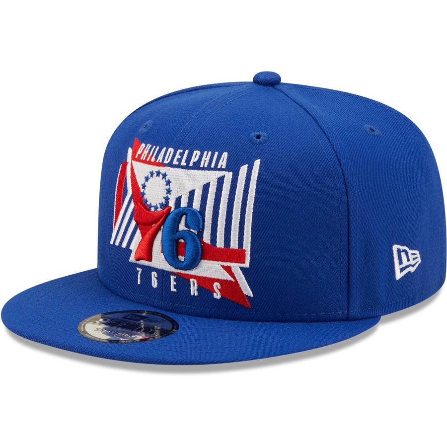 Philadelphia 76ers New Era Shapes 9FIFTY Snapback Hat - Royal