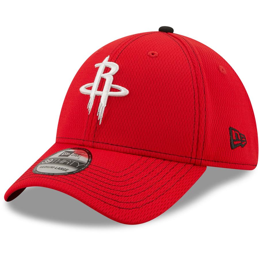 Houston Rockets New Era Team Dash 39THIRTY Flex Hat - Red