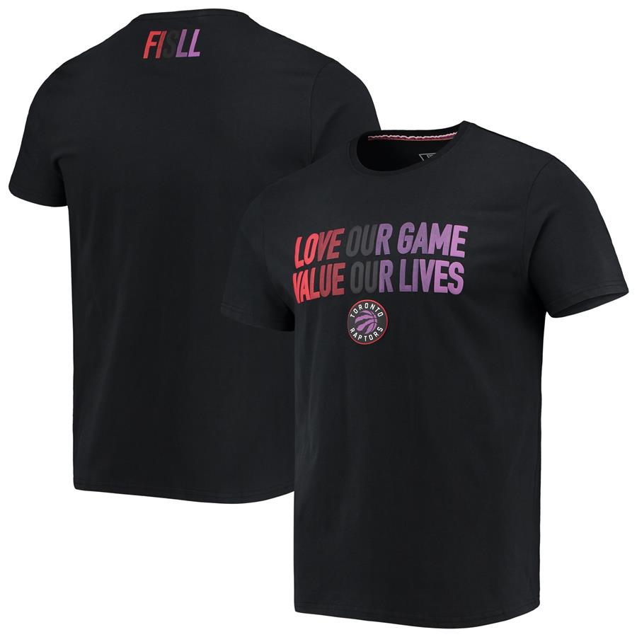 Toronto Raptors FISLL Social Justice Team T-Shirt - Black