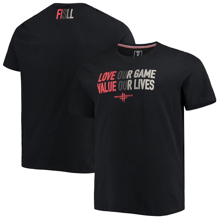 Houston Rockets FISLL Social Justice Team T-Shirt - Black