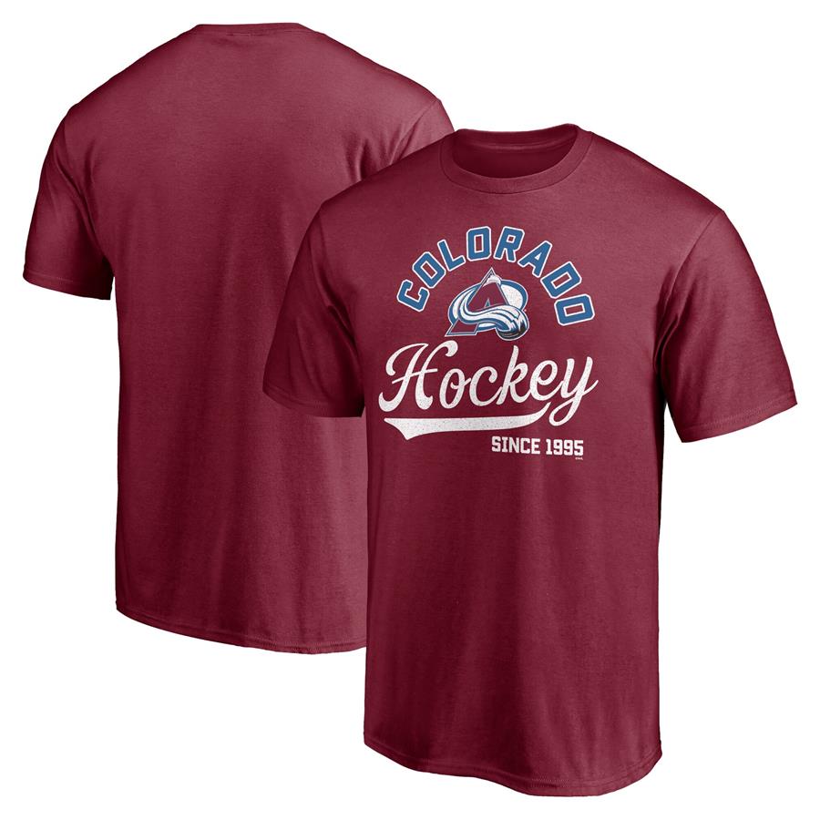 Colorado Avalanche Shut Out T-Shirt - Garnet