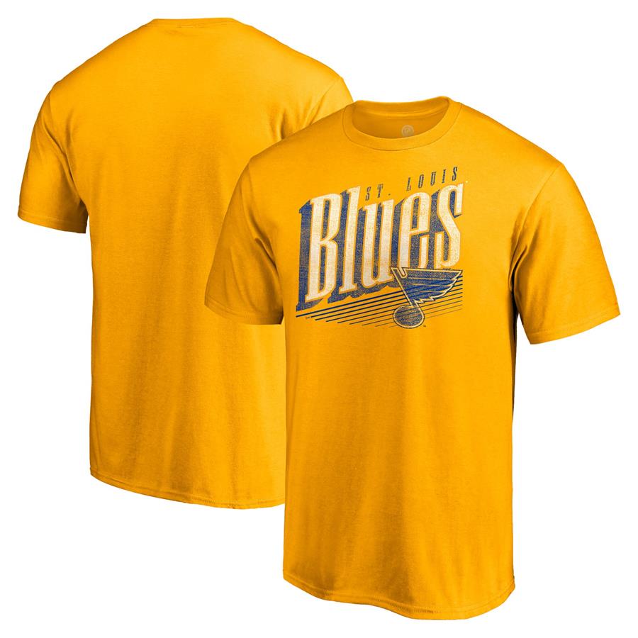 St. Louis Blues Winning Streak T-Shirt - Gold