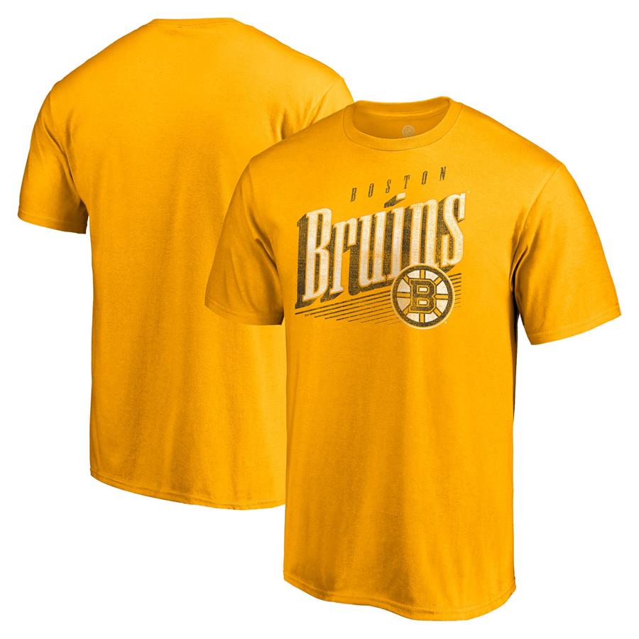 Boston Bruins Winning Streak T-Shirt - Gold