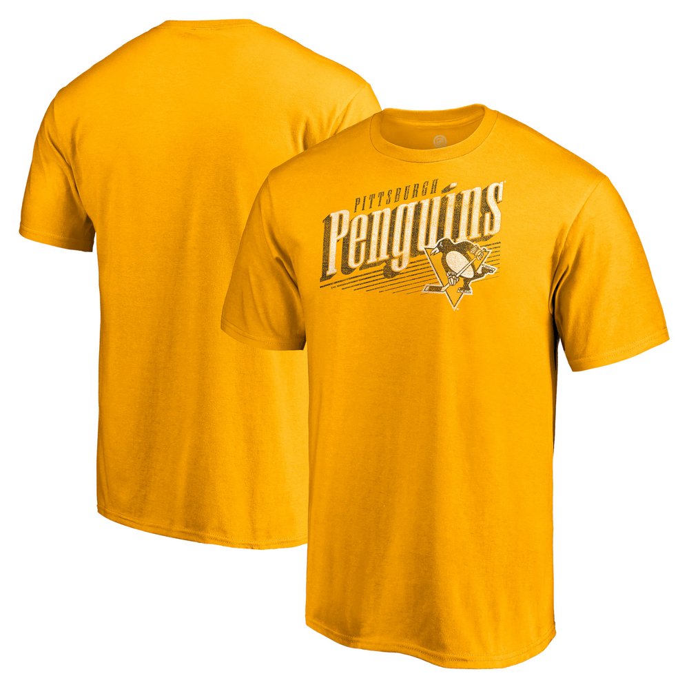 Pittsburgh Penguins Winning Streak T-Shirt - Gold