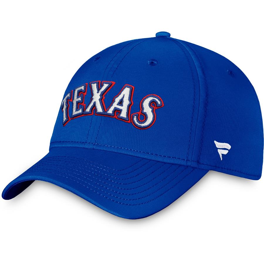 Texas Rangers Fanatics Branded Core Flex Hat - Royal