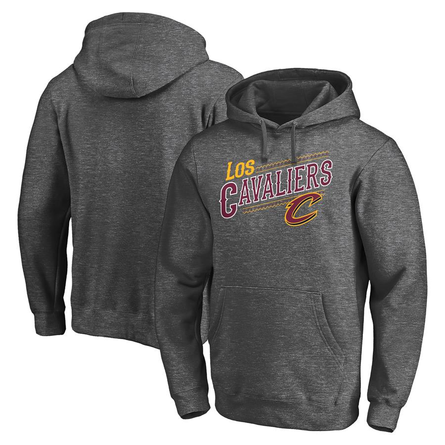 Cleveland Cavaliers Fanatics Branded 2021 Noches Éne-Bé-A Core Pullover Hoodie - Charcoal