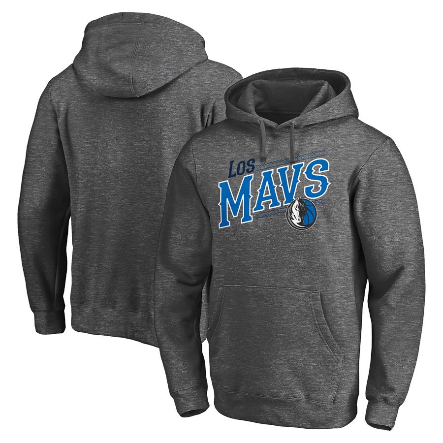 Dallas Mavericks Fanatics Branded 2021 Noches Éne-Bé-A Core Pullover Hoodie - Charcoal