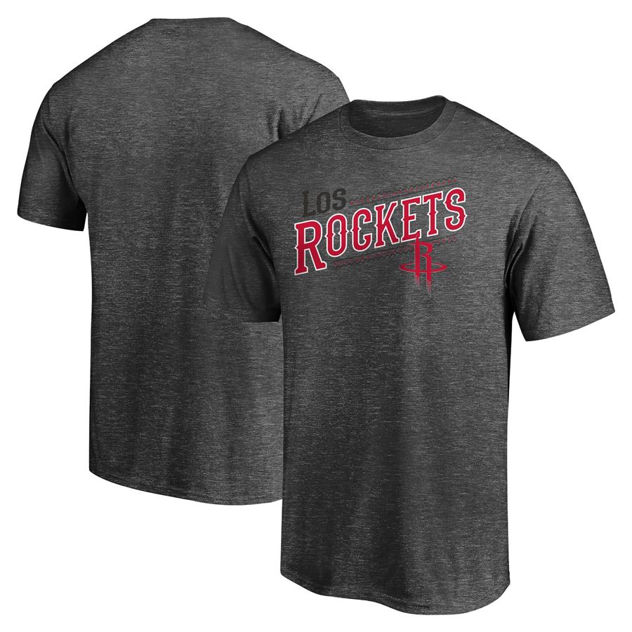 Houston Rockets Fanatics Branded 2021 Noches Éne-Bé-A Core T-Shirt - Charcoal