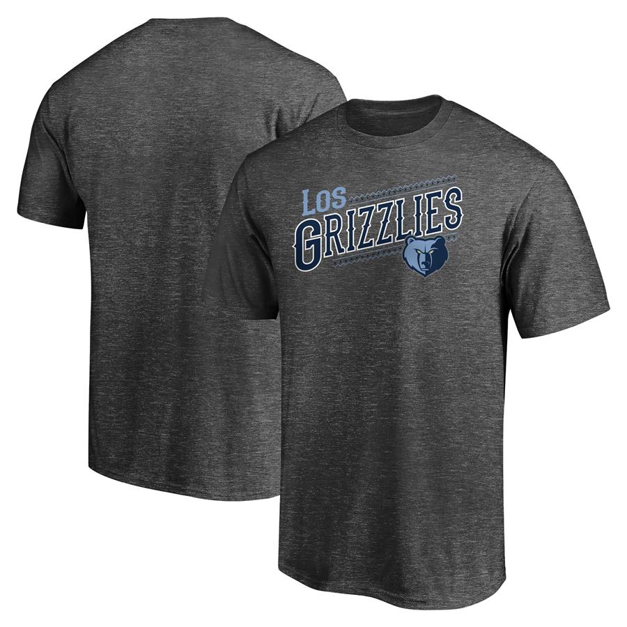 Memphis Grizzlies Fanatics Branded 2021 Noches Éne-Bé-A Core T-Shirt - Charcoal