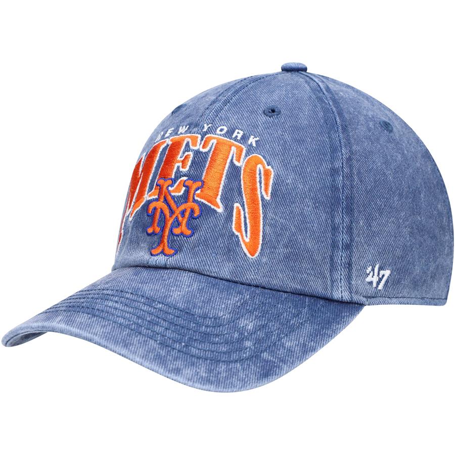 New York Mets '47 Apollo Clean Up Snapback Hat - Denim