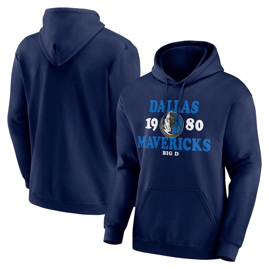 Dallas Mavericks Fierce Competitor Pullover Hoodie - Navy