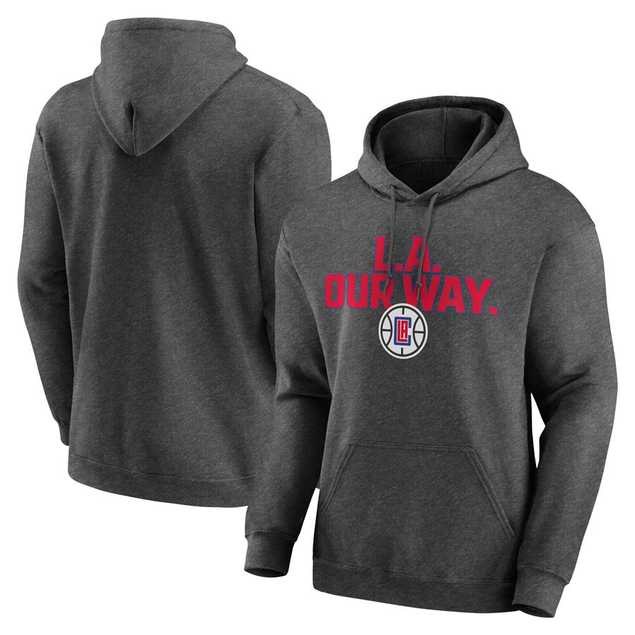 Худи LA Clippers Victory Earned (тёмно-серый меланж)
