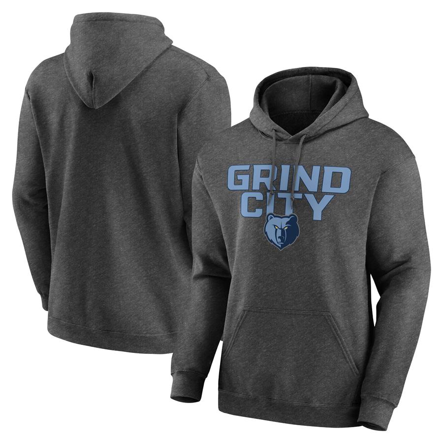 Memphis Grizzlies Victory Earned Pullover Hoodie - Heathered Charcoal