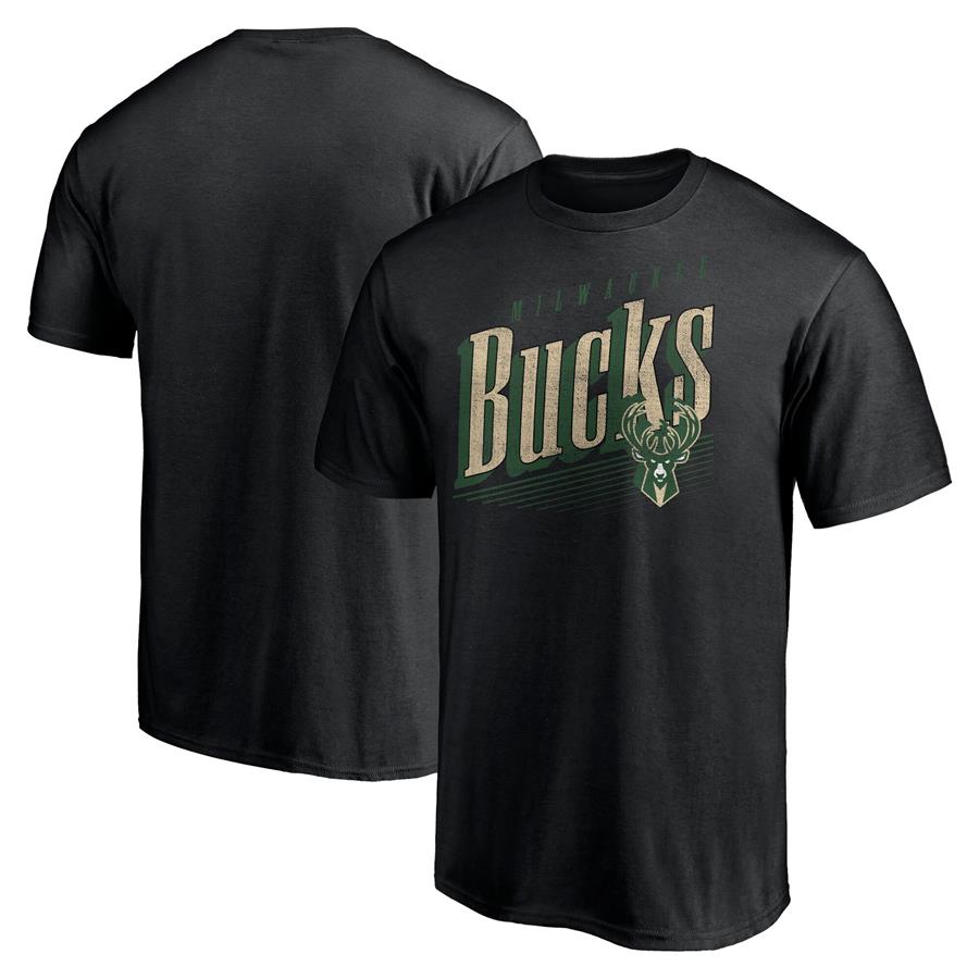 Milwaukee Bucks Winning Streak T-Shirt - Black