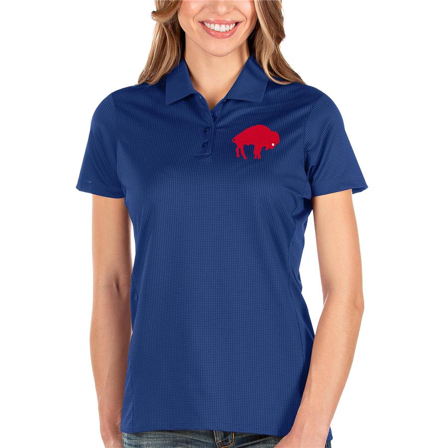 Buffalo Bills Antigua Women's Retro Logo Balance Polo - Royal