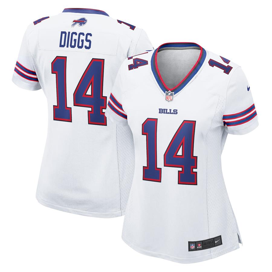 Stefon Diggs Buffalo Bills Nike Women's Game Player Jersey - White