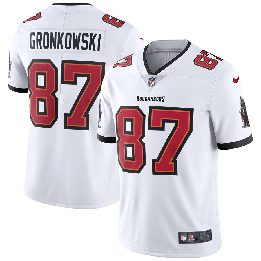 Rob Gronkowski Tampa Bay Buccaneers Nike Vapor Limited Player Jersey - White