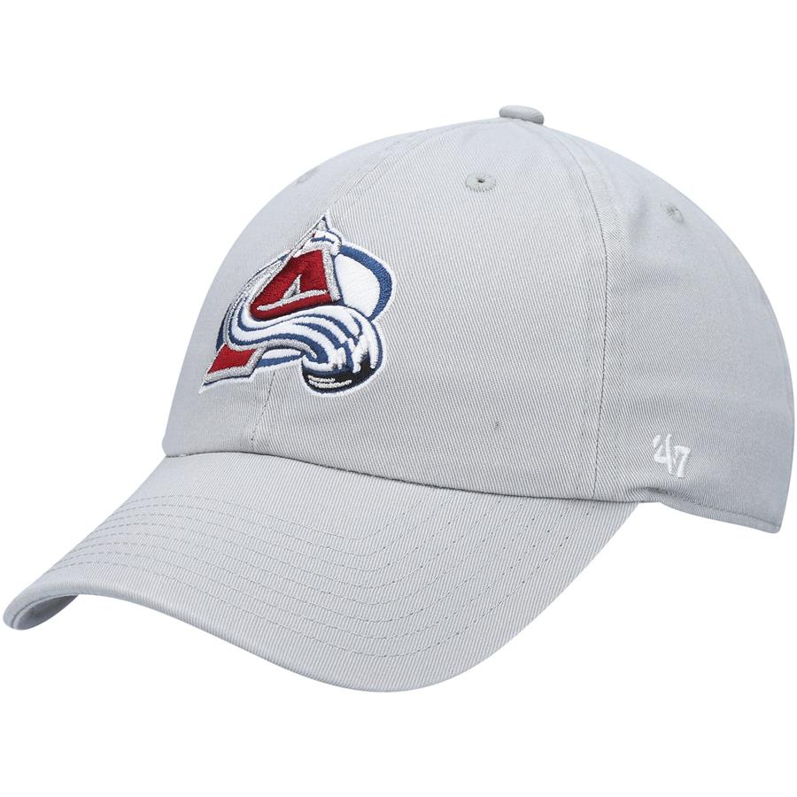 Colorado Avalanche '47 Clean Up Adjustable Hat - Gray