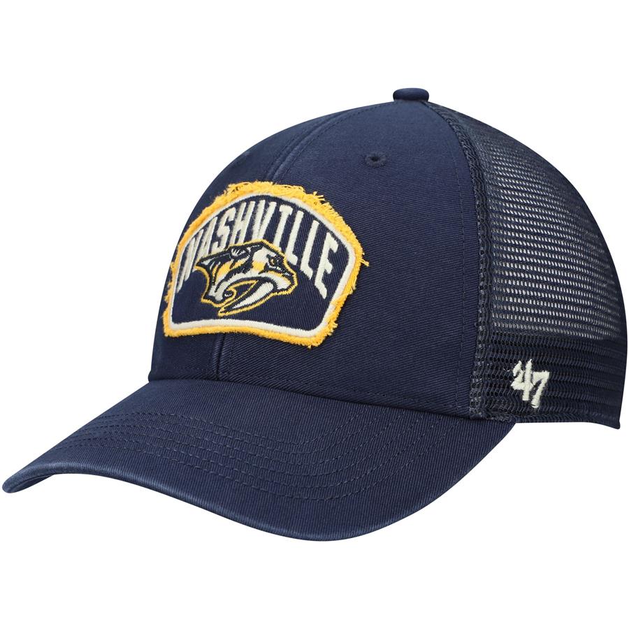 Nashville Predators '47 Cledus MVP Trucker Snapback Hat - Navy