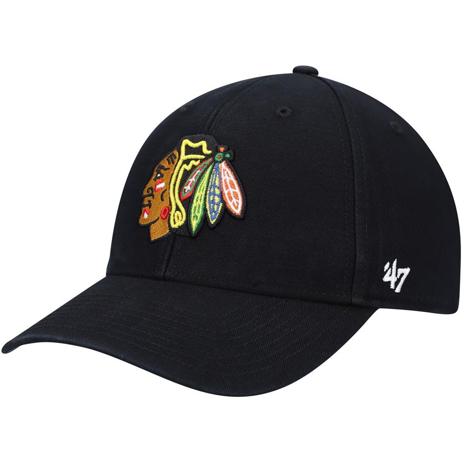 Chicago Blackhawks '47 Legend MVP Adjustable Hat - Black