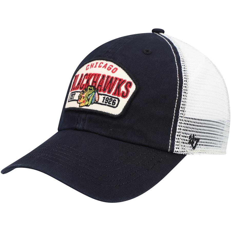 Chicago Blackhawks '47 Penwald Trucker Snapback Hat - Black